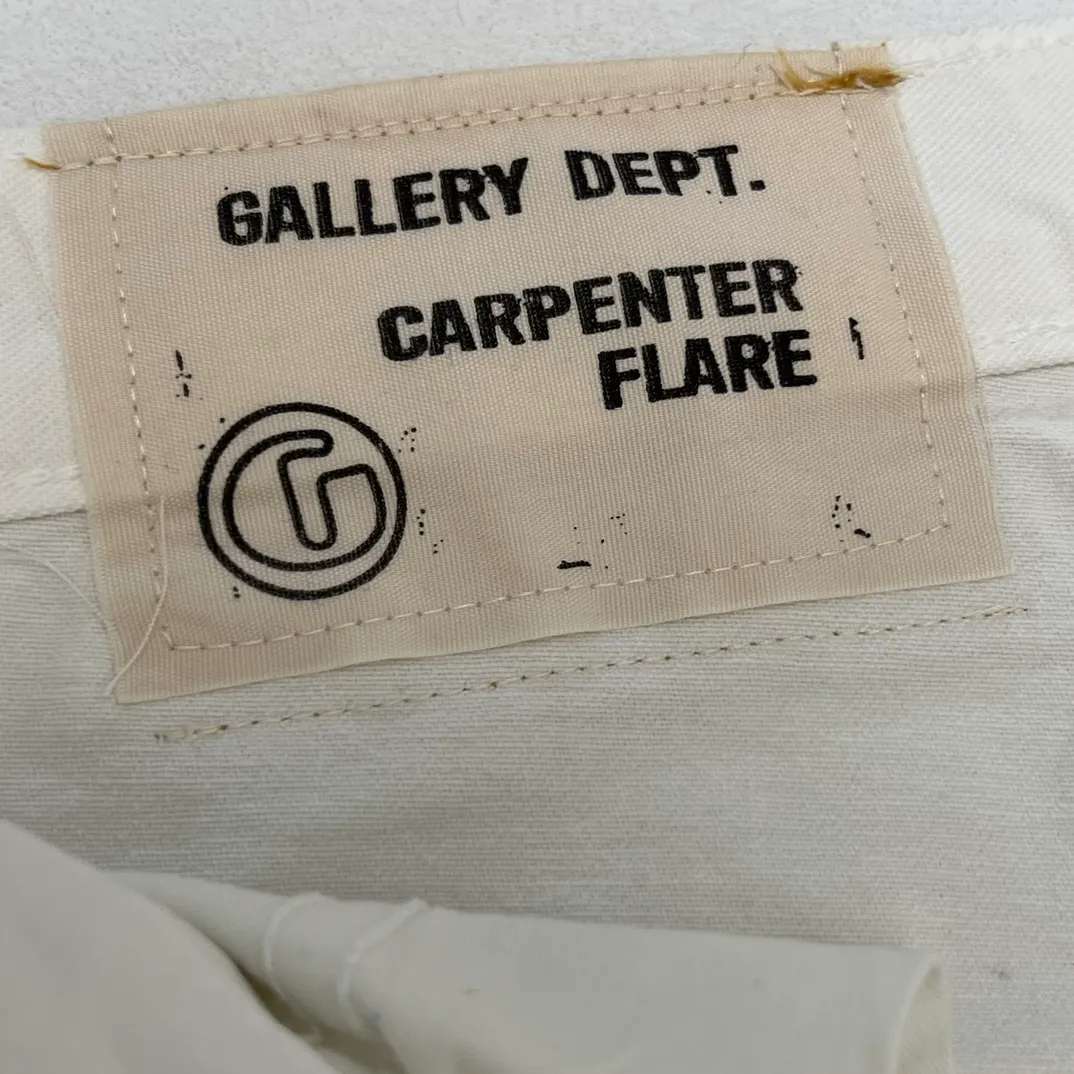 Mold opening and customization of auxiliary materials! Correct version! GALLERY DEPT. PAINTED CARPENTER FLARE graffiti logging pants 30/32/34/36 size